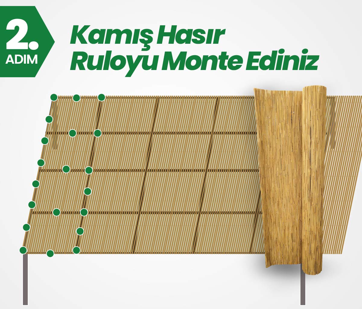 Hasır Gölgelik Nasıl Yapılır