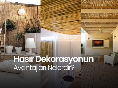 Hasır Dekorasyon Ürün ve Uygulamaları
